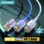 کابل شبکه فوق العاده نازک  CAT6A SAMZHE