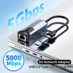 تبدیل تایپ‌سی(Type-C) و Tideboom Ethernet USB3.0 - تصویر 3